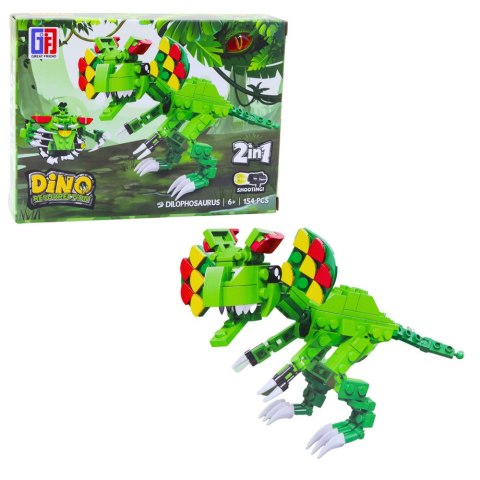 Klocki Konstrukcyjne Zestaw Dinozaur Robot 2w1 145-161 el. Mix Klocki Konstrukcyjne Zestaw Dinozaur Robot 2w1 145-161 el. Mix