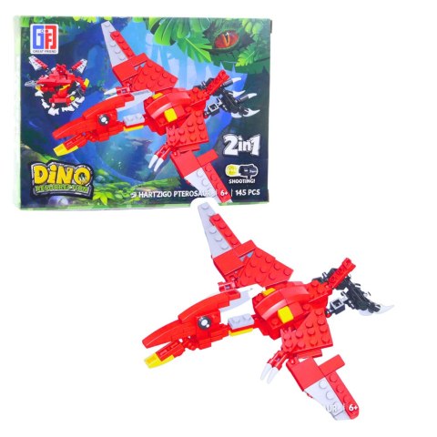 Klocki Konstrukcyjne Zestaw Dinozaur Robot 2w1 145-161 el. Mix Klocki Konstrukcyjne Zestaw Dinozaur Robot 2w1 145-161 el. Mix