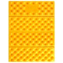 NC17105 MATA KEMPINGOWA DO SIEDZENIA Z PODBICIEM ALUMINIOWYM +IXPE 40 CM ŻÓŁTA NILS CAMP