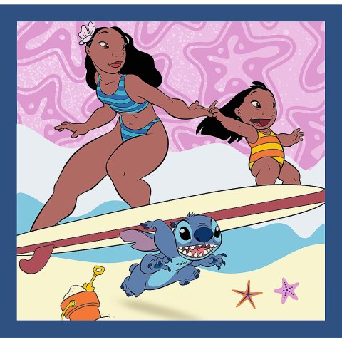 Puzzla 3w1 - Czas ze Stitchem Lilo and Stitch Trefl 34896 Puzzla 3w1 - Czas ze Stitchem Lilo and Stitch Trefl 34896