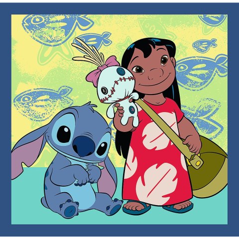 Puzzla 3w1 - Czas ze Stitchem Lilo and Stitch Trefl 34896 Puzzla 3w1 - Czas ze Stitchem Lilo and Stitch Trefl 34896