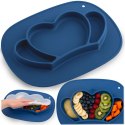 Talerzyk dla dzieci silikonowy do karmienia korona Ricokids