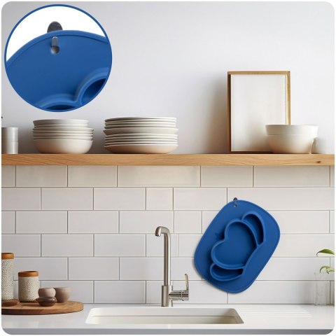 Talerzyk dla dzieci silikonowy do karmienia korona Ricokids