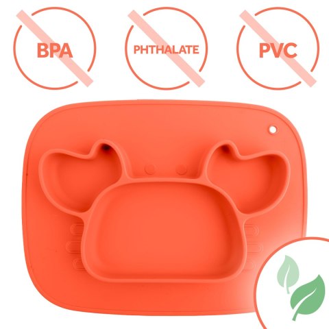 Talerzyk dla dzieci silikonowy do karmienia korona Ricokids