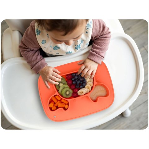 Talerzyk dla dzieci silikonowy do karmienia korona Ricokids