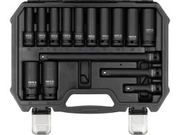 ZESTAW NASADEK UDAROWYCH DŁUGICH 1/2'' 18 SZT.