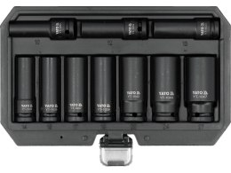 KOMPLET NASADEK UDAROWYCH 1/2'' DŁUGICH 10 SZT. 10-27MM