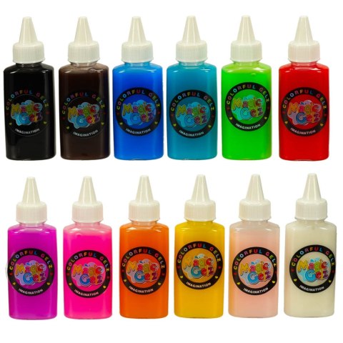 Klej żel kryształowy 3D crystal glue magiczna kuchnia szablony kreatywny zestaw 62 elementy morelowy Klej żel kryształowy 3D crystal glue magiczna kuchnia szablony kreatywny zestaw 62 elementy morelowy