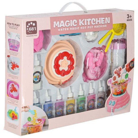 Klej żel kryształowy 3D crystal glue magiczna kuchnia szablony kreatywny zestaw 62 elementy morelowy Klej żel kryształowy 3D crystal glue magiczna kuchnia szablony kreatywny zestaw 62 elementy morelowy