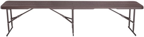 Ławka cateringowa składana WOODLAND brązowa 183 cm Ławka cateringowa składana WOODLAND brązowa 183 cm