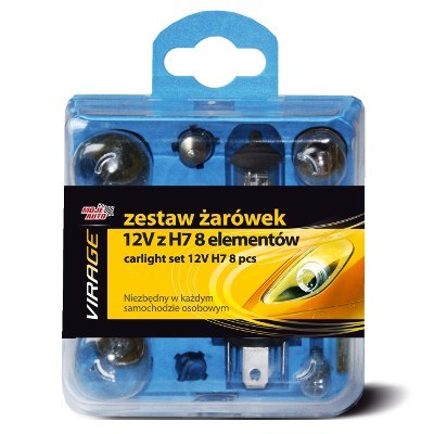 ZESTAW ŻARÓWEK 12V Z H7 8 ELEMENTÓW ZESTAW ŻARÓWEK 12V Z H7 8 ELEMENTÓW