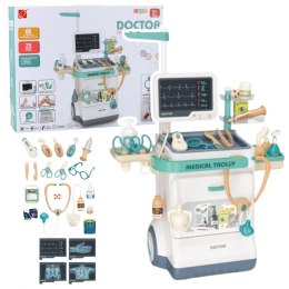 Zestaw Doktora Akcesoria Medyczne RTG EKG Światła Dźwięki 26 el.