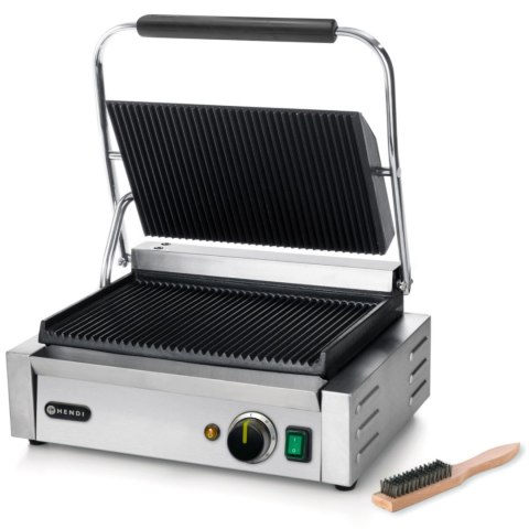 Kontakt grill kontaktowy PANINI ryflowany 2200W - Hendi 263655 Kontakt grill kontaktowy PANINI ryflowany 2200W - Hendi 263655