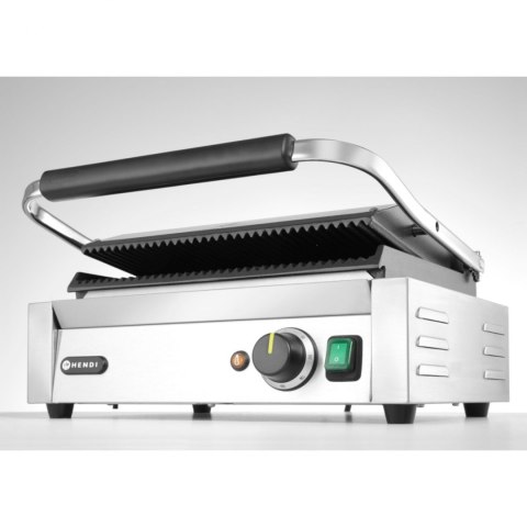 Kontakt grill kontaktowy PANINI ryflowany 2200W - Hendi 263655 Kontakt grill kontaktowy PANINI ryflowany 2200W - Hendi 263655