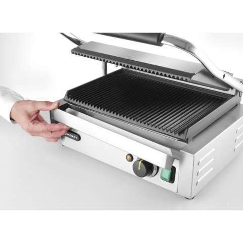 Kontakt grill kontaktowy PANINI ryflowany 2200W - Hendi 263655 Kontakt grill kontaktowy PANINI ryflowany 2200W - Hendi 263655