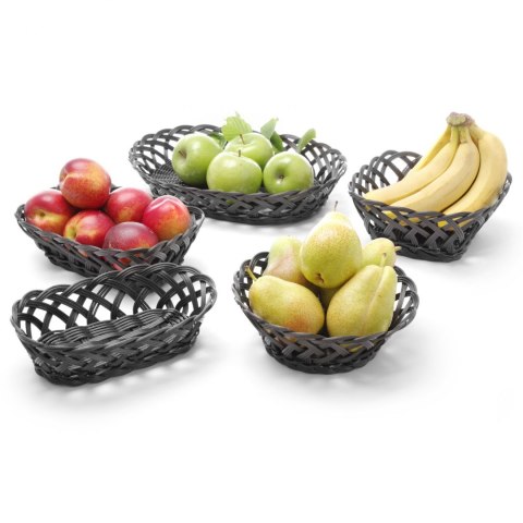 Koszyk pojemnik na owoce warzywa pleciony owalny 225x130x55 mm - Hendi 426234 Koszyk pojemnik na owoce warzywa pleciony owalny 225x130x55 mm - Hendi 426234