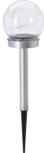 Lampa solarna ogrodowa kula LED śr. 10cm Lampa solarna ogrodowa kula LED śr. 10cm