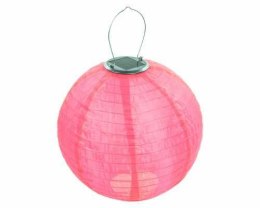 Lampion solarny ogrodowy 30cm zewnętrzny czerwony lampa solarna JoyLight