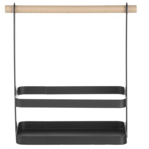 Organizer koszyk stołowy na przyprawy z drewnianą rączką 23x10x24 cm - Hendi 427040 Organizer koszyk stołowy na przyprawy z drewnianą rączką 23x10x24 cm - Hendi 427040