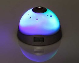 Projektor gwiazd Lampka nocna zegarek budzik 3w1