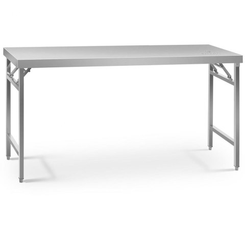Stół ze stali nierdzewnej cateringowy składany 180 x 60 cm Stół ze stali nierdzewnej cateringowy składany 180 x 60 cm