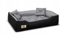 Kanapa Kojec Prestige 2 Codura Legowisko 75x65 Szare