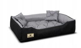 Kanapa Kojec Prestige 2 Codura Legowisko 75x65 Szare