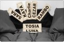 LEGOWISKO PERSONALIZOWANE MIKROFIBRA 75x65 SZARE