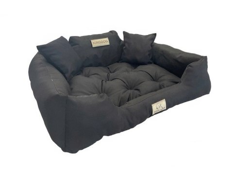Legowisko Imię Pupila KINGDOG 55x45 Czarne Legowisko Imię Pupila KINGDOG 55x45 Czarne