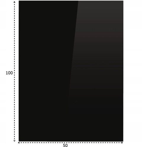 Podstawa szklana hartowana - szyba pod Piec lub Kominek 100x50 cm CZARNA Podstawa szklana hartowana - szyba pod Piec lub Kominek 100x50 cm CZARNA