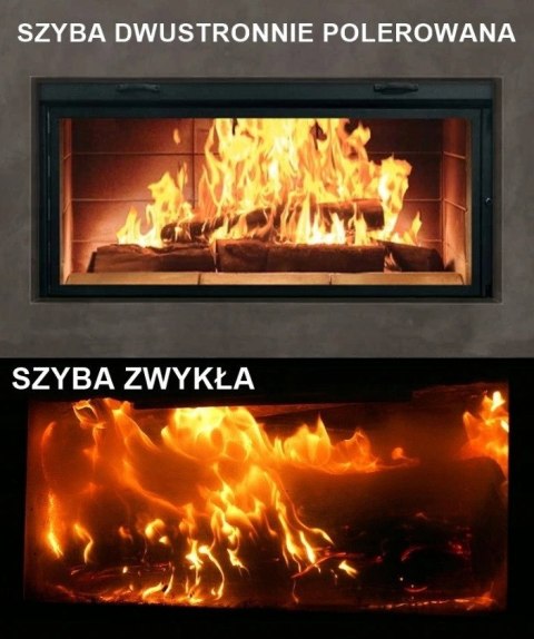 Szyba czyszcząca się do Kominka, pieca żaroodporna 60x40 Szyba czyszcząca się do Kominka, pieca żaroodporna 60x40