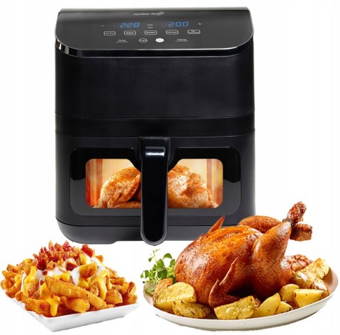AIR FRYER FRYTKOWNICA BEZTŁUSZCZOWA DUŻA MOCNA 1875W 6L FRYTOWNICA AIR FRYER FRYTKOWNICA BEZTŁUSZCZOWA DUŻA MOCNA 1875W 6L FRYTOWNICA