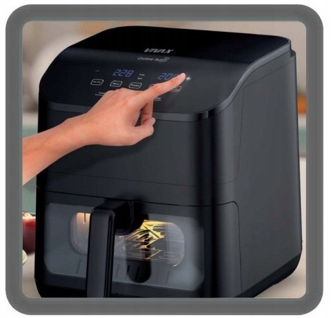 AIR FRYER FRYTKOWNICA BEZTŁUSZCZOWA DUŻA MOCNA 1875W 6L FRYTOWNICA AIR FRYER FRYTKOWNICA BEZTŁUSZCZOWA DUŻA MOCNA 1875W 6L FRYTOWNICA