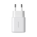 Ładowarka sieciowa USB-C PD QC 20W + kabel do iPhone Lightning 1m - biała