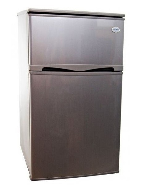 Mała lodówka z zamrażalnikiem 89L 85cm INOX Mała lodówka z zamrażalnikiem 89L 85cm INOX