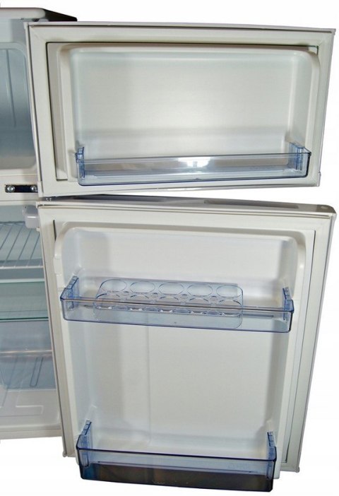 Mała lodówka z zamrażalnikiem 89L 85cm INOX Mała lodówka z zamrażalnikiem 89L 85cm INOX