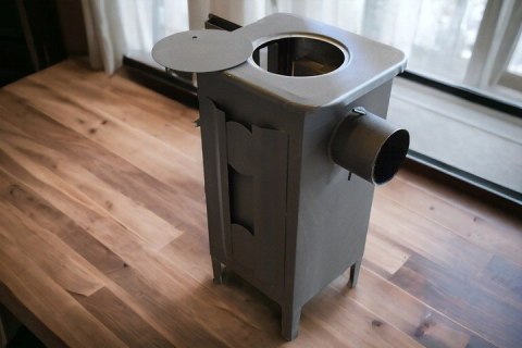 Piec Piecyk SZAMOTOWY Koza ZEUS + ZESTAW RUR ATEST POLSKA produkcja Piec Piecyk SZAMOTOWY Koza ZEUS + ZESTAW RUR ATEST POLSKA produkcja