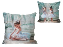 Poduszka z wypełnieniem/suwak - L. Lozano, Małe baletnice (CARMANI)