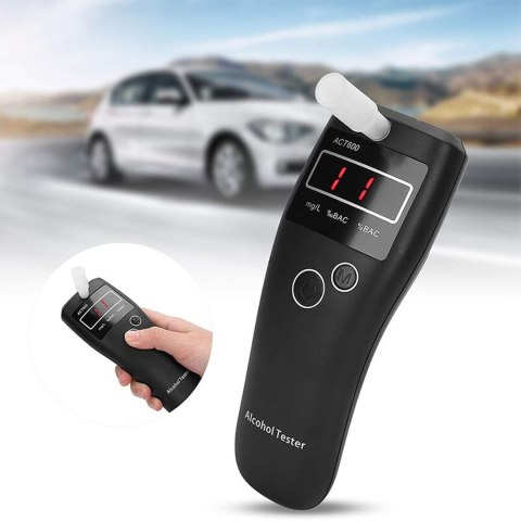 Alkomat półprzewodnikowy elektroniczny LCD 10 ustników Alkomat półprzewodnikowy elektroniczny LCD 10 ustników