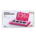 Elektroniczne Pianinko Edukacyjne 24K Podstawka Na Nuty Różowe