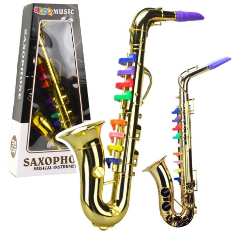 Instrument Muzyczny Dla Dzieci Saksofon Zabawkowy Złoty Instrument Muzyczny Dla Dzieci Saksofon Zabawkowy Złoty