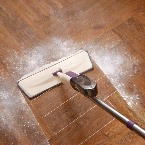 Mop płaski do mycia podłóg ze spryskiwaczem składany 400 ml Mop płaski do mycia podłóg ze spryskiwaczem składany 400 ml