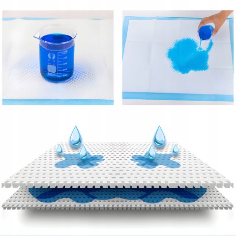 Podkłady maty higieniczne dla psa kota do nauki czystości 60 x 40 - 50 szt. Podkłady maty higieniczne dla psa kota do nauki czystości 60 x 40 - 50 szt.