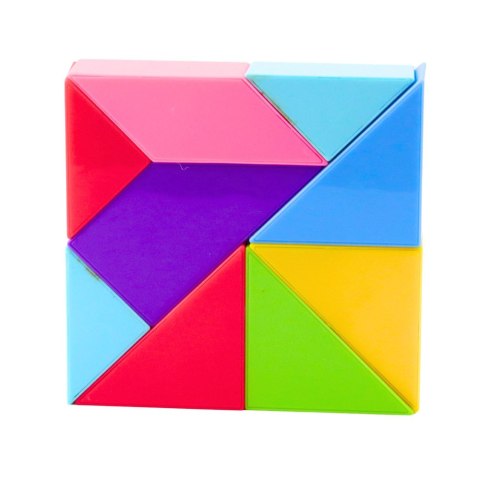 Klocki Magnetyczne Tangram Kolorowa Układanka Naklejki 9 el. Klocki Magnetyczne Tangram Kolorowa Układanka Naklejki 9 el.