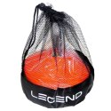 Stożki treningowe talerzyki | Zestaw 50 szt. na stojaku - Legend Sport