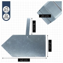 ZESTAW KOMINKOWY WĘGLARKA DUŻA NA WĘGIEL OCYNK SZUFLA ŁOPATKA DO CO METAL