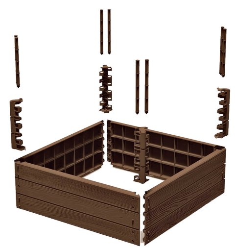 GRZĄDKA RABATKA OGRODOWA OBRZEŻE BASE WOOD 4 ELEMENTY RUSTYKALNA CEGŁA GRZĄDKA RABATKA OGRODOWA OBRZEŻE BASE WOOD 4 ELEMENTY RUSTYKALNA CEGŁA