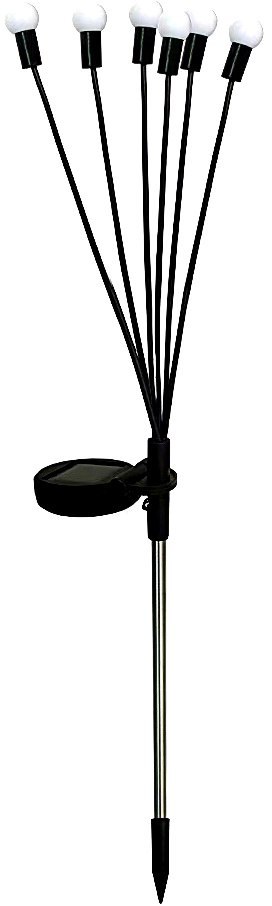 LAMPA SOLARNA TAŃCZĄCE NA WIETRZE KULECZKI BIAŁE 6 LED 72CM LAMPA SOLARNA TAŃCZĄCE NA WIETRZE KULECZKI BIAŁE 6 LED 72CM