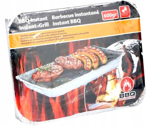 GRILL PIKNIKOWY JEDNORAZOWY 600G 31x24x4,8cm