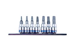 KPL. NASADEK 1/4'' TORX Z OTWOREM,7 SZT T10-740 NA SZYNIE